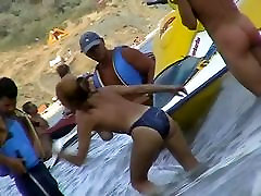 Curvy babes filmed on a indian xxxsaxindi beach