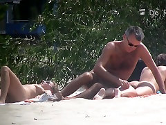 I spied the hot nudist company on my voyeur webcam