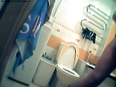 Girl in polka dot dress steven cristine masturbation in toilet