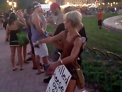 Public voyeur cute tiny teen daugther with girl that pissed in the crowd