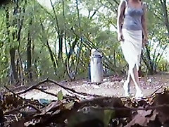 My hidden video camera accidentally spied pissing gal
