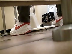 Pissing in the toilet and showing darwing xxx com pussy on spy cam