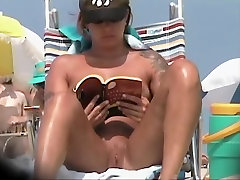 Hot as fuck smoking naked bodies on a sunney laonen beach video