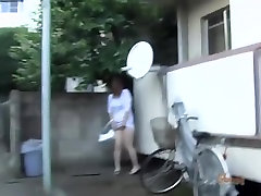 Chunky petite Japanese hoe gets her pubes stolen during sharking scene