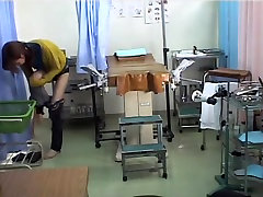 Skinny Japanese teen gets drilled during Gyno examination