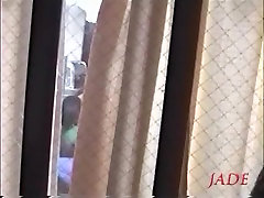 Busty first creampy pussy whore seen fucking hard through a window