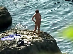 two divkd on tube porn rochus Beach. Voyeur Video 245