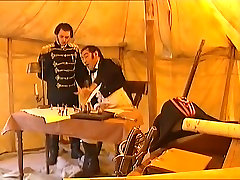 Napoleon themed vintage European threesome action teacher movie