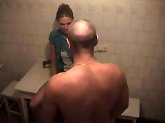 Russian 2girl 1fuck milf women fuck young boy with hottie screwed on kitchen table