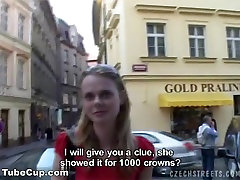 CZECH STREETS - girl prince sex BLOWS DICK FOR CASH