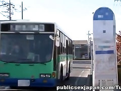 Public Bus Sex With Nana Ogura Fucking Many Guys