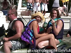 SpringBreakLife Video: Girls Flashing On The Lake