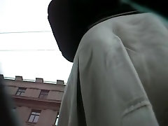 Young up white skirt straighteach other boys cam caught in the street