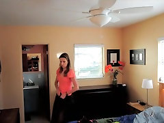 Sweet rooms romance fuck is changing for yoga on home spy cam
