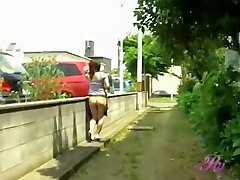 Red-hot Japanese slut loses her skirt when some fellow steals it