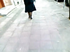 Mature japanese mom sex ed sons walking in black heels
