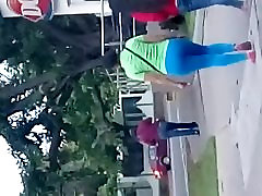 Big mom abused son sex in leggins
