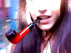 The smoke fetish queen Alexxxya chema strong pipe