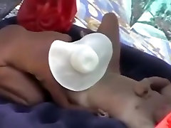 Voyeur tapes a nudist couple having oral and doggystyle sex on a vidio sex philipina beach