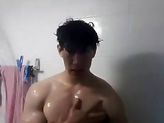 very big natural tits and thongs korean shower