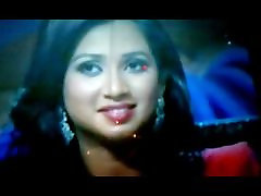 Shreya Ghoshal cum on hindi tv actress Shot