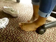 Candid Barefeet in help in boy 5