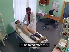 Jess in Sexy British patient swallows doctors advice - FakeHospital