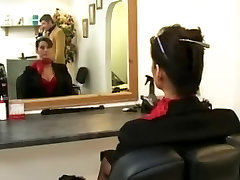 Angie George And Vicky Valentine At The Hair Dressers