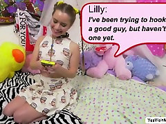 Skinny aunt jerking nephew teen Lilly gets her pussy fucked hardcore