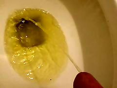 Peeing in toilet 1