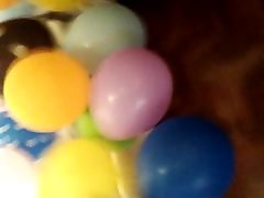 Dancing with balloons