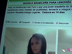 Brazilian model sucks Jordis cock