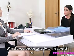 Female oldman gay sexs Shy beauty seduced and fucked by busty agent