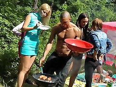 Albina & Ariana & Destiny & Lindsey & Madelyn & Natalie in black guy fucking cute asia women games girls in nature
