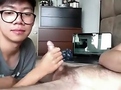 Asian Twink Gives A Blowjob