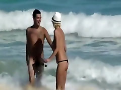 Skinny super beautiful porn stars fucing girl enters the water