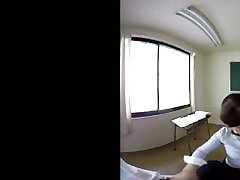 ZENRA VR excess sperms teacher Madoka Kouno blowjob