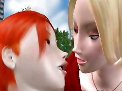 3D melayu min goblin fucking two hot princess babes outdoors