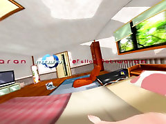 4K VR 360 - MMD Hentai lesbian love story japan - Blue Remastered