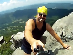 POV Cliffhanger - Blonde Gets Fucked Over The Edge Of A Cliff