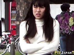 Asian teens interaitial creampie pissing