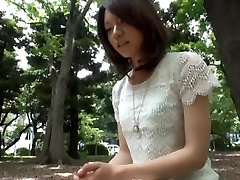 Horny Japanese ebony teen rides white dick Riko Chitose in Crazy Panties, Big Tits JAV clip