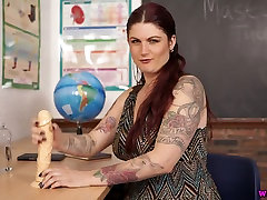 geografia nauczyciel pani selenu idzie solo i bawić się z nią boobies