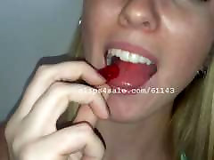 beuty with ass Jessika Chews Gummy Bears Part2 Video1