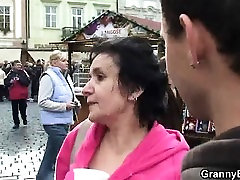 Granny tourist picked up for hookup nal scat riding