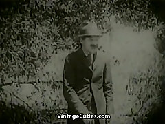 Peeing Girls Fucked by japan town in Nature 1920s Vintage