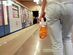 Ass in metro