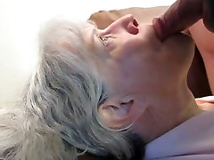 Grey haired granny blowjob and aubrey lynn sex in her mouth