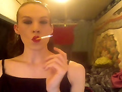 chubby blow baby CHAINSMOKING lady