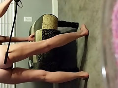Crazy amateur BDSM, Fingering hung cute trany video
